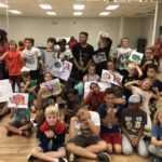 Kids with Bboy Tinz and Graffiti Writing Art