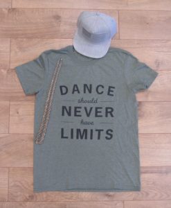 Dance Should Never Have Limits Shirt - Men's Crewneck - Olive Green