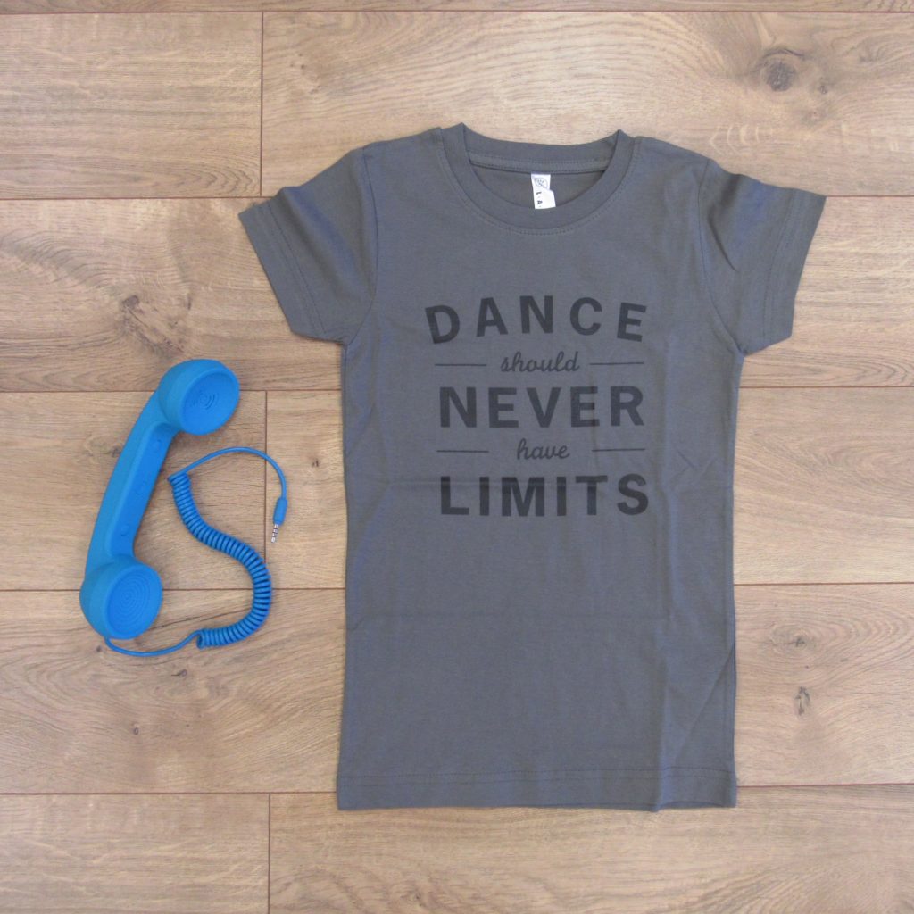 Dance Should Never Have Limits Shirt - Youth Crewneck - Dark Grey