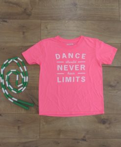 Dance Should Never Have Limits Shirt - Youth Crewneck - Neon Pink