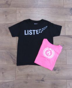 Listen Shirt - Youth Crewneck - Black