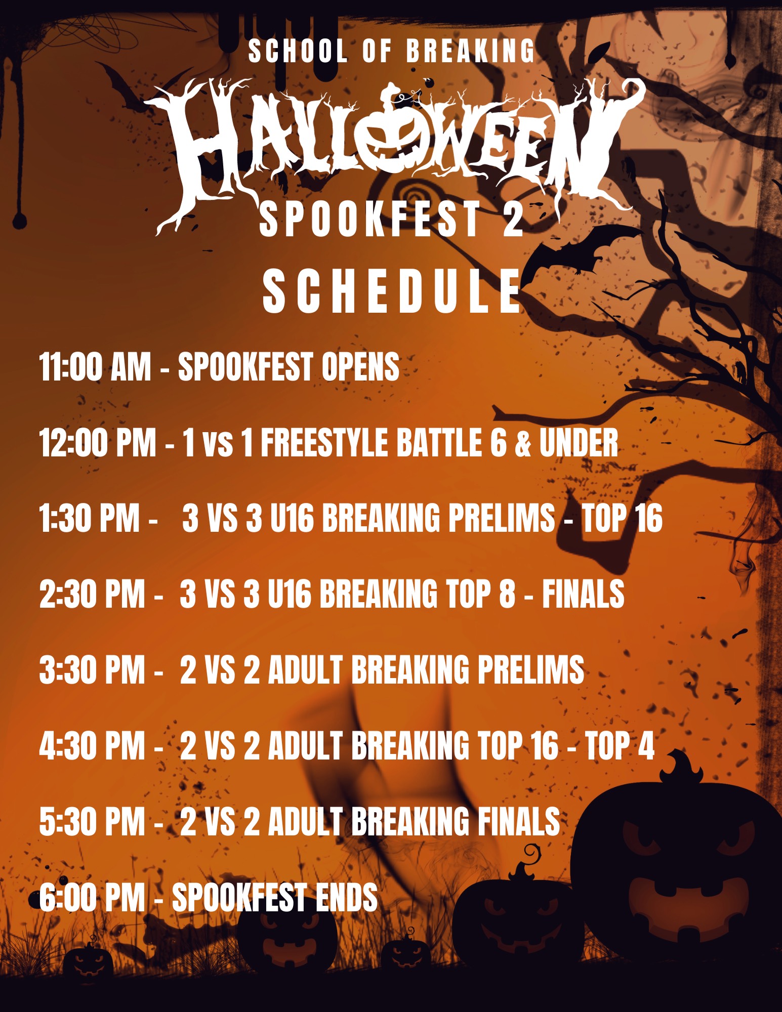 Halloween Spookfest 2 School Of Breaking