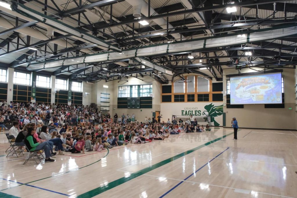 Graland Country Day School Community Day Assembly Joy in Motion Hip Hop Breakdancing Presentation